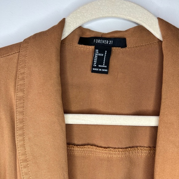 Forever 21 Long Line Camel Duster - Picture 10 of 16